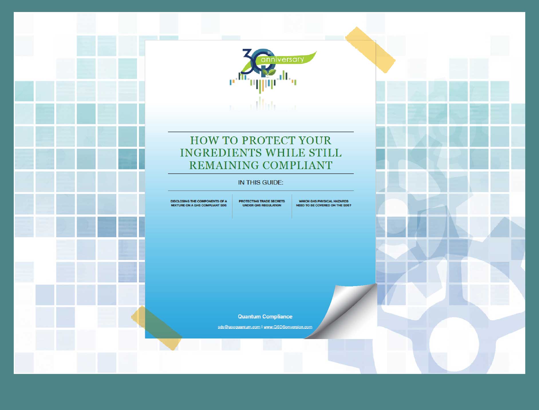 Cover to How to Protect Your Ingredients While Still Remaining Compliant Guide