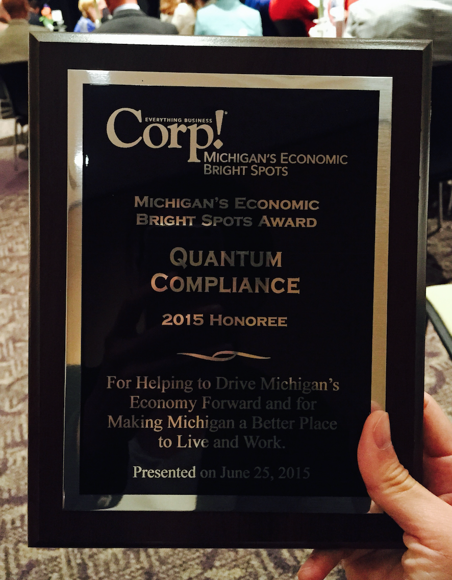 Corp! Michigan's Economic Bright Spots Award