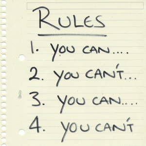 List: You can...; You can't...