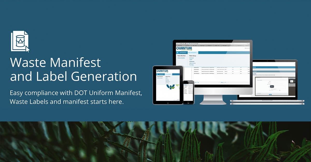 Waste Manifest and Labeling Software