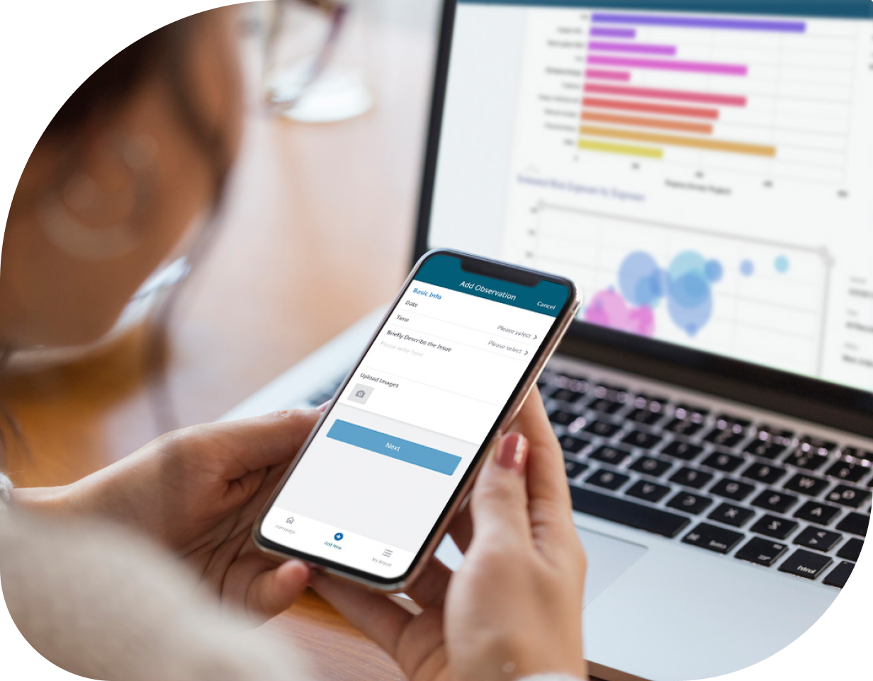 q-hazard reporting demo-1232×962 Report, track, and prevent unsafe workplace condition right from Q-Hazard Reporting App