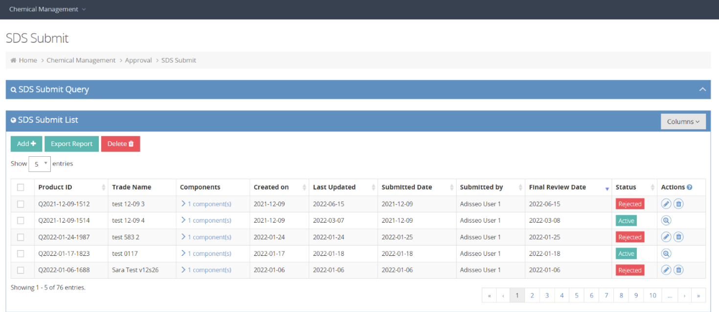 integrate with chemical database